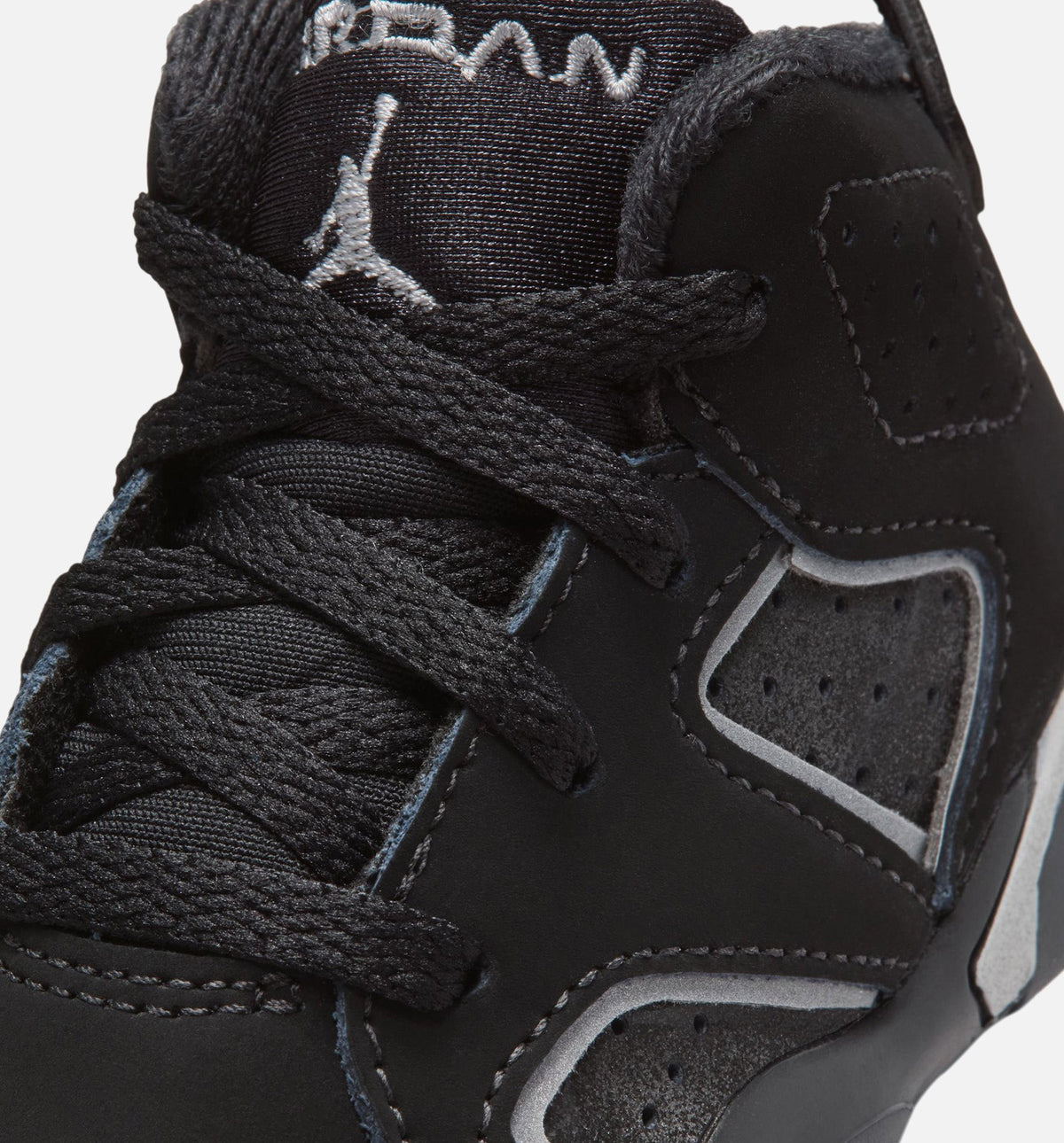 Air Jordan 6 Cap & Gown Infant/Toddler Lifestyle Shoe - Black/Reflective Silver