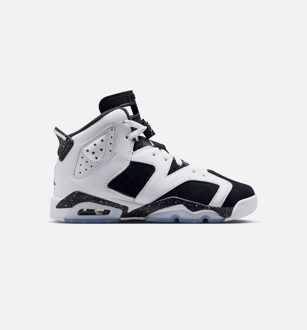 Air Jordan 6 Retro Black and White GS Lifestyle Shoe - Black/White