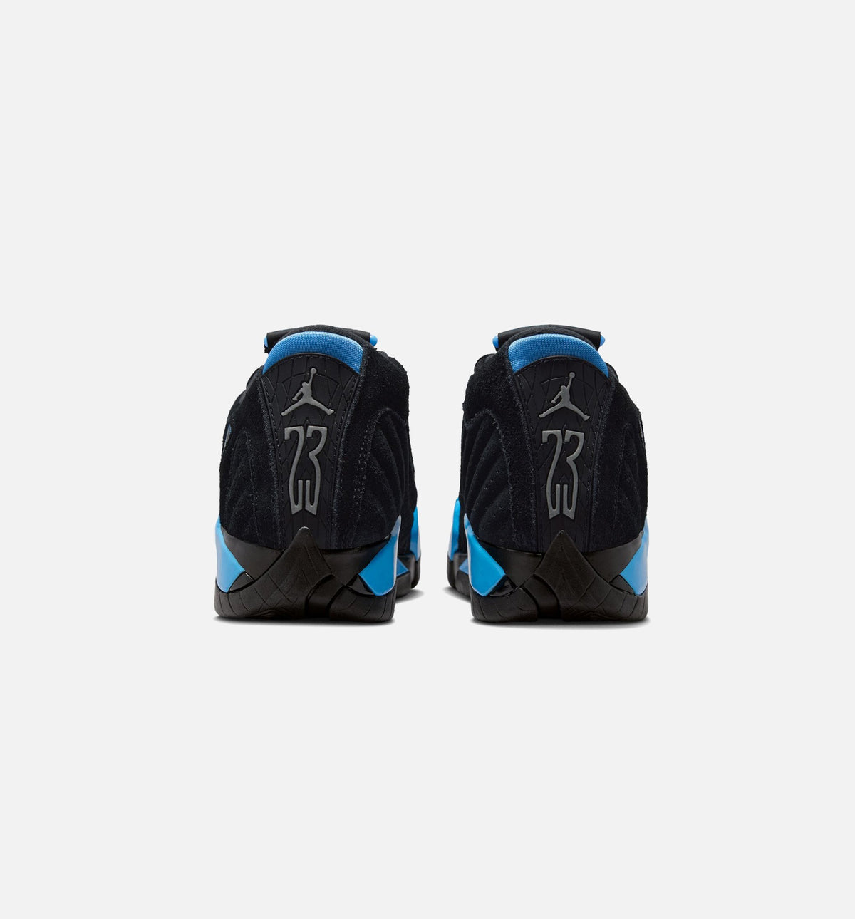 Air Jordan 14 Retro Black University Blue GS Lifestyle Shoe - Black/White/University Blue