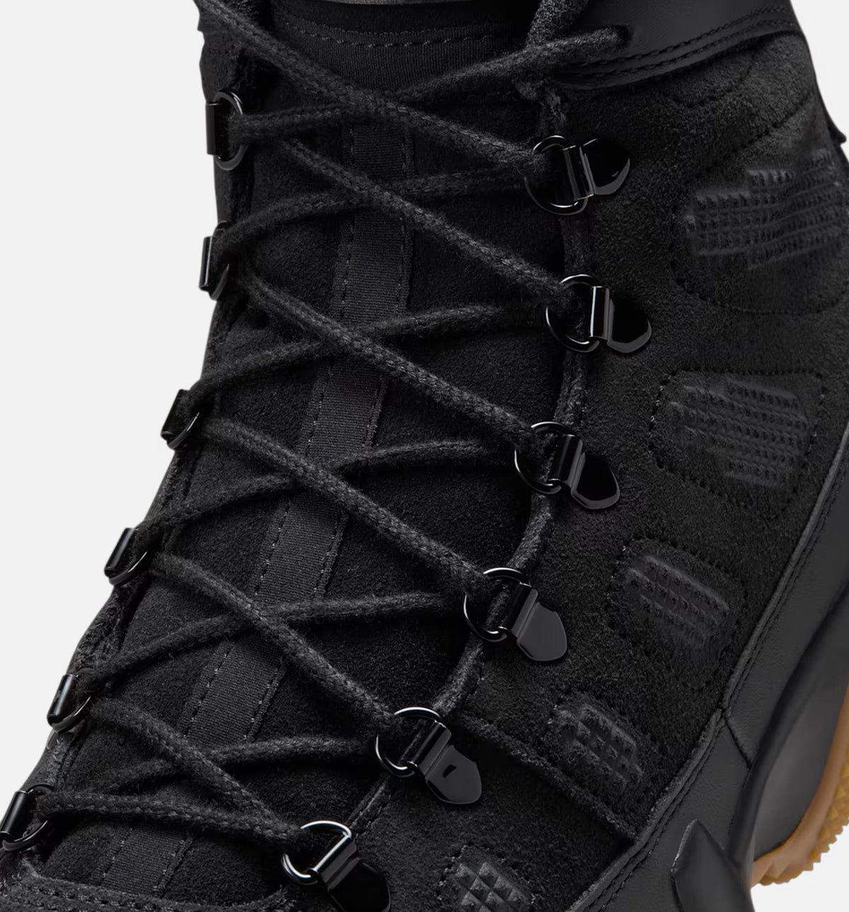 Air Jordan 9 Retro Men's Lifestyle Boot - Black/Gum Light Brown