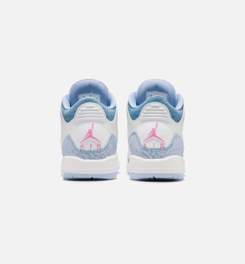 Air Jordan 1 Retro Cobalt Bliss Grade School Lifestyle Shoe - White/Cobalt Bliss/Football Grey/Pink Glow