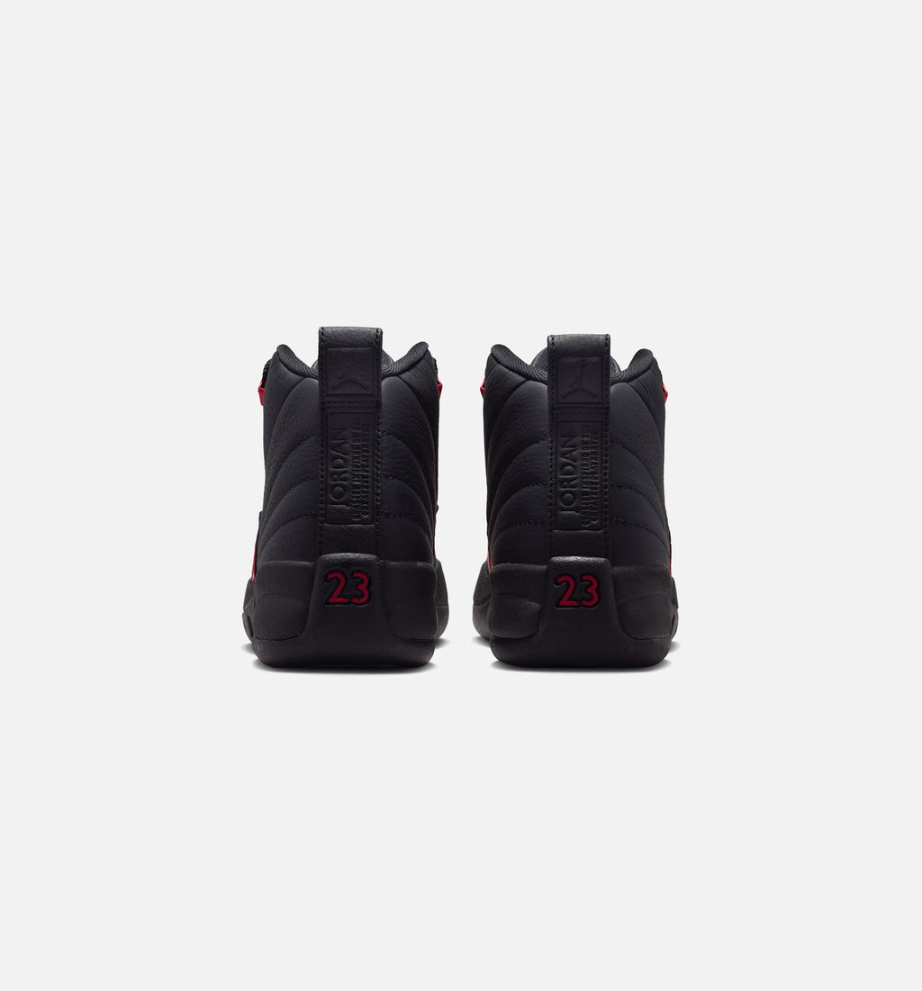 Air Jordan 12 Retro Bloodline GS Lifestyle Shoe - Black/Varsity Red