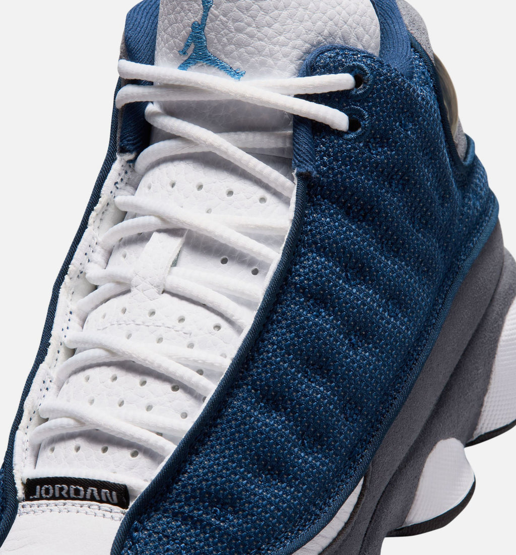 Air Jordan 13 Retro Navy and Flint Grey GS Lifestyle Shoe - Navy/University Blue/Flint Grey/White