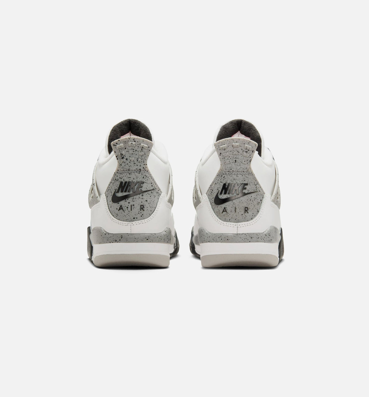 Air Jordan 4 Retro White Cement GS Lifestyle Shoe - Summit White/Fire Red/Cement Grey/Black