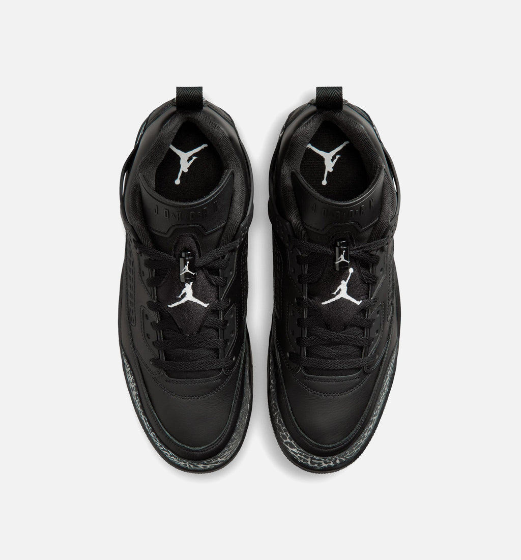 Spizike Low Men's Basketball Shoe - Black/Metallic Silver