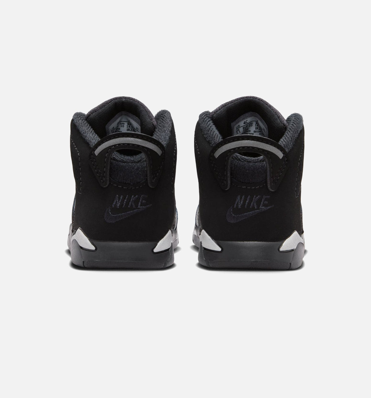 Air Jordan 6 Cap & Gown Infant/Toddler Lifestyle Shoe - Black/Reflective Silver