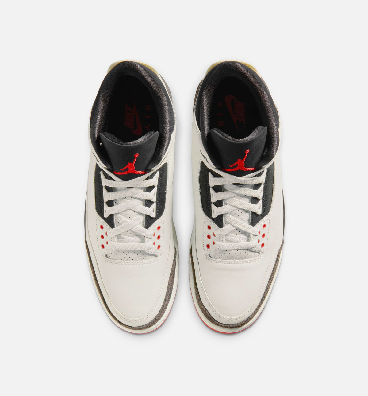 Air Jordan 3 Retro Sail and Jade Aura Men's Lifestyle Shoe - Sail/Jade Aura/Aura/Iced Carmine