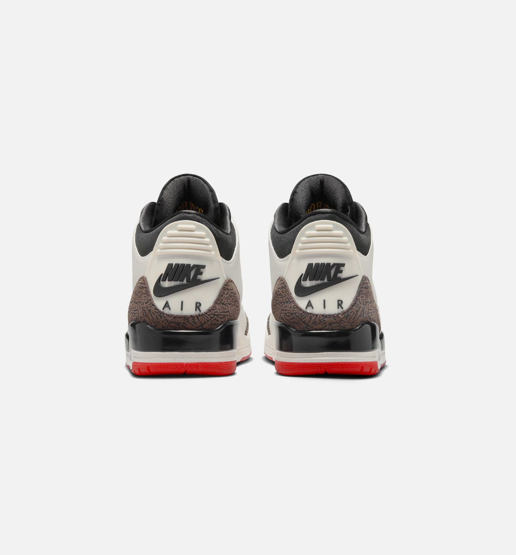 Air Jordan 3 Retro Sail and Jade Aura Men's Lifestyle Shoe - Sail/Jade Aura/Aura/Iced Carmine