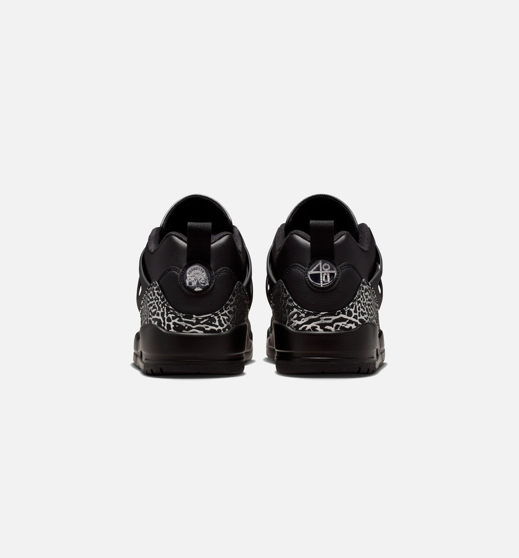 Spizike Low Men's Basketball Shoe - Black/Metallic Silver