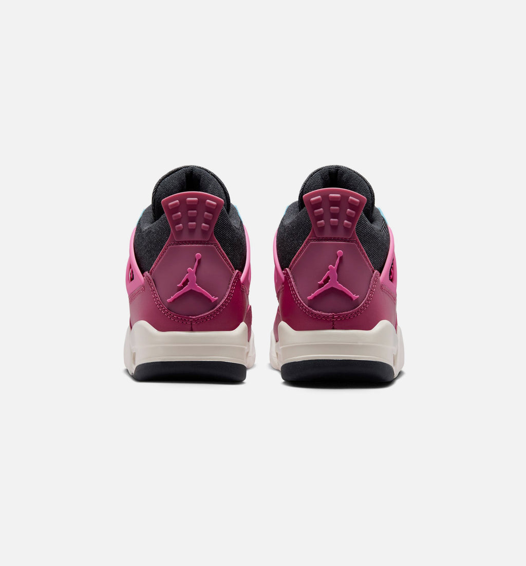 Air Jordan 4 Retro She's A Star GS Lifestyle Shoe - Sweet Beet/Desert Pink/Off Noir/Chalk
