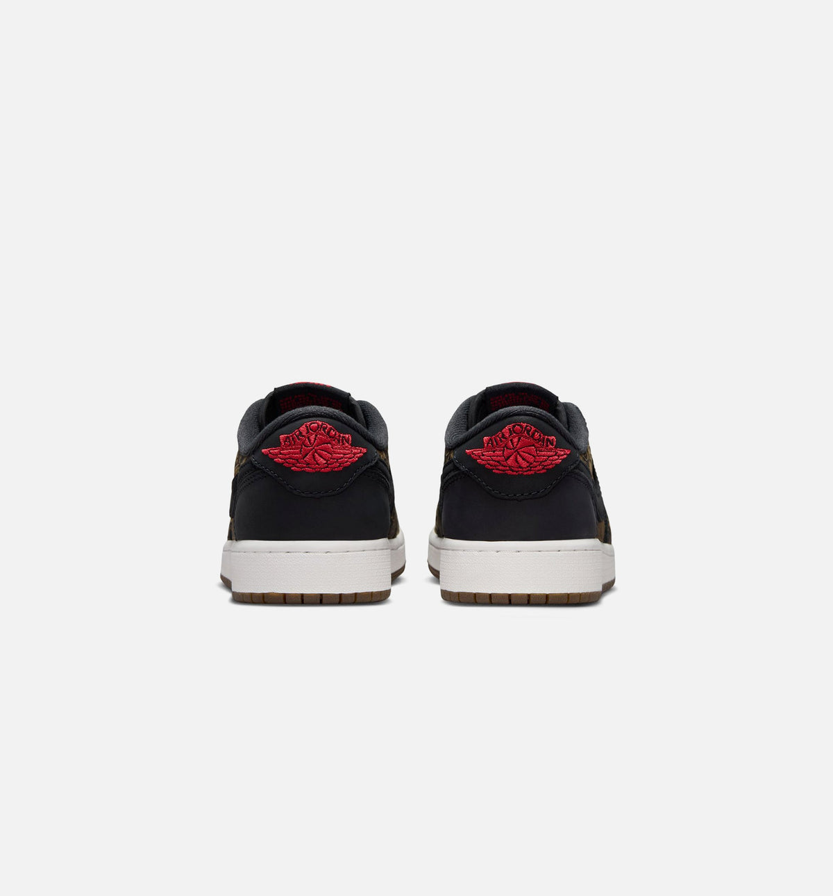 Air Jordan 1 Retro Low OG Laser Black and Varsity Red Grade School Lifestyle Shoe - Black/Varsity Red/Summit White