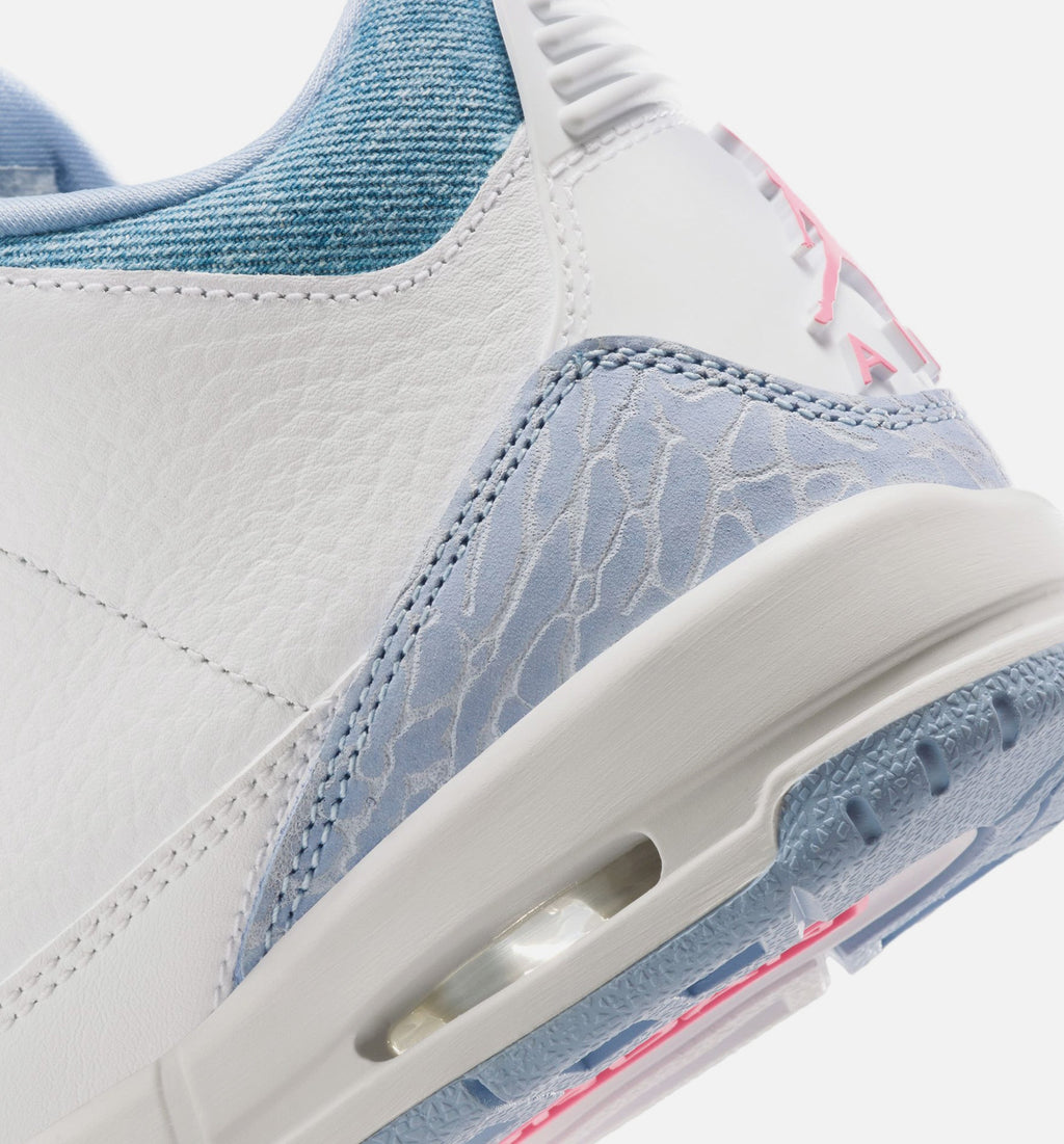 Air Jordan 1 Retro Cobalt Bliss Grade School Lifestyle Shoe - White/Cobalt Bliss/Football Grey/Pink Glow