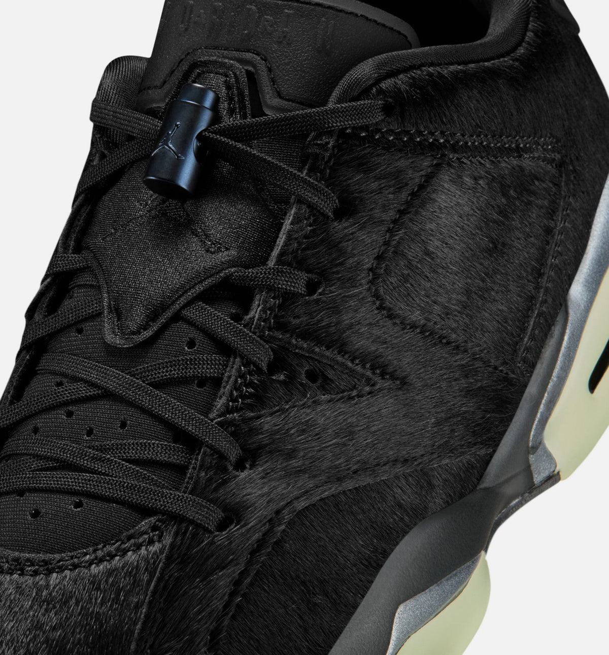 Air Jordan 6 Retro Low Blackout Women's Lifestyle Shoe - Black
