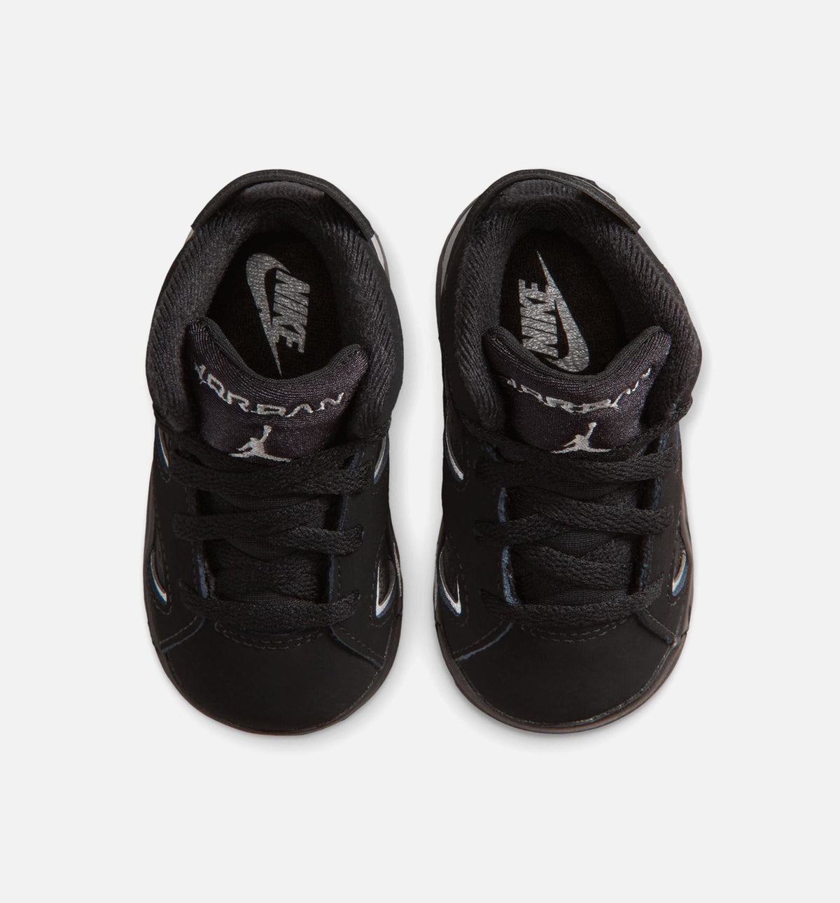 Air Jordan 6 Cap & Gown Infant/Toddler Lifestyle Shoe - Black/Reflective Silver