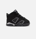 Air Jordan 6 Cap & Gown Infant/Toddler Lifestyle Shoe - Black/Reflective Silver