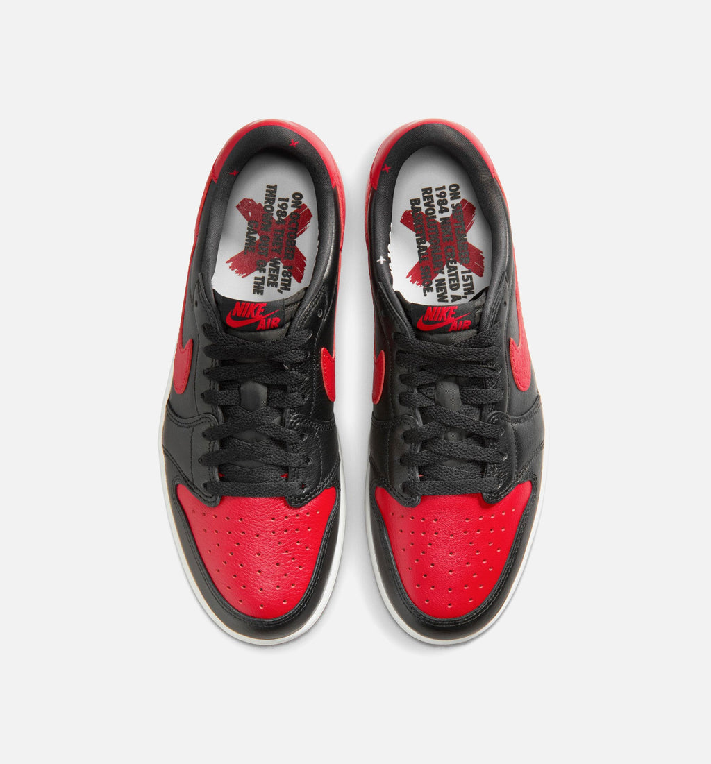 Air Jordan 1 Retro Low OG Banned Men's Lifestyle Shoe - Black/Varsity Red/Summit White