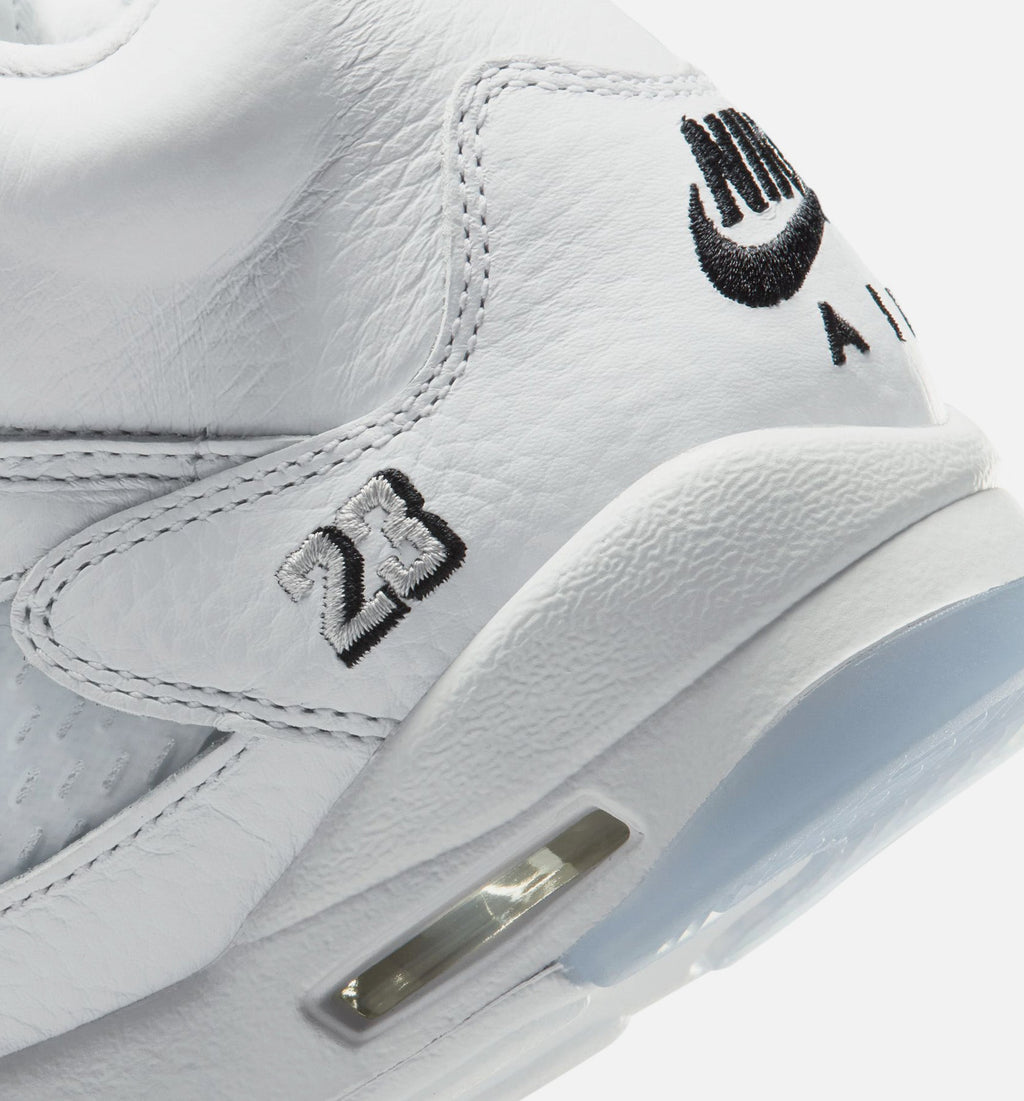 Air Jordan 5 Retro OG White Metallic GS Lifestyle Shoe - White/Black/Metallic Silver