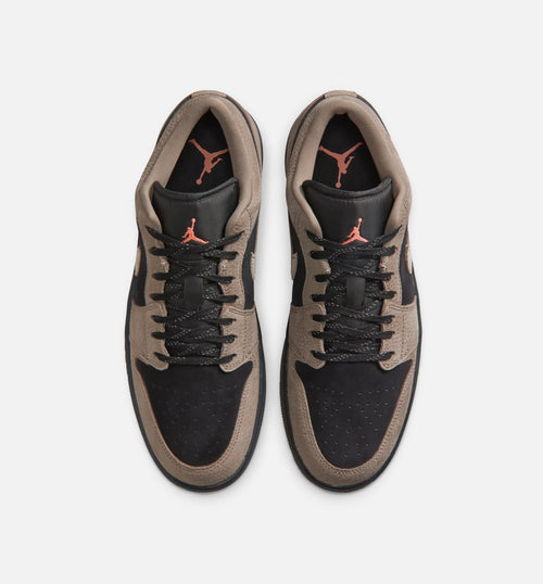 Air Jordan 1 Low SE Men's Lifestyle Shoe - Black/Olive Grey/Light Wild Mango