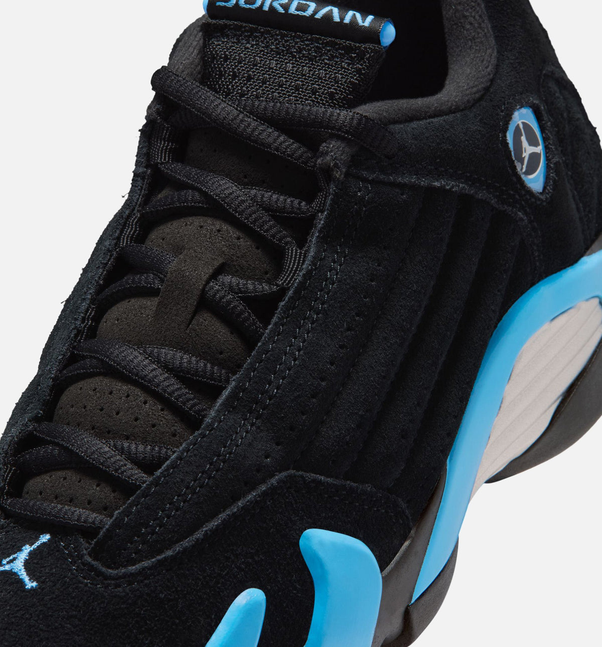 Air Jordan 14 Retro Black University Blue GS Lifestyle Shoe - Black/White/University Blue