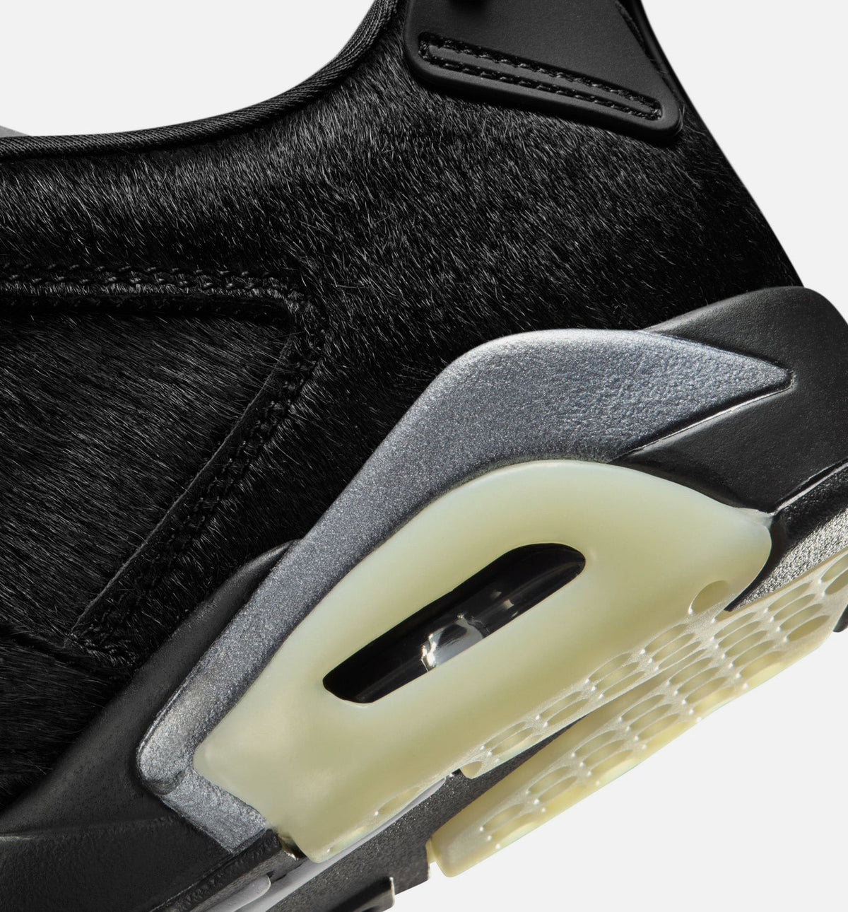 Air Jordan 6 Retro Low Blackout Women's Lifestyle Shoe - Black