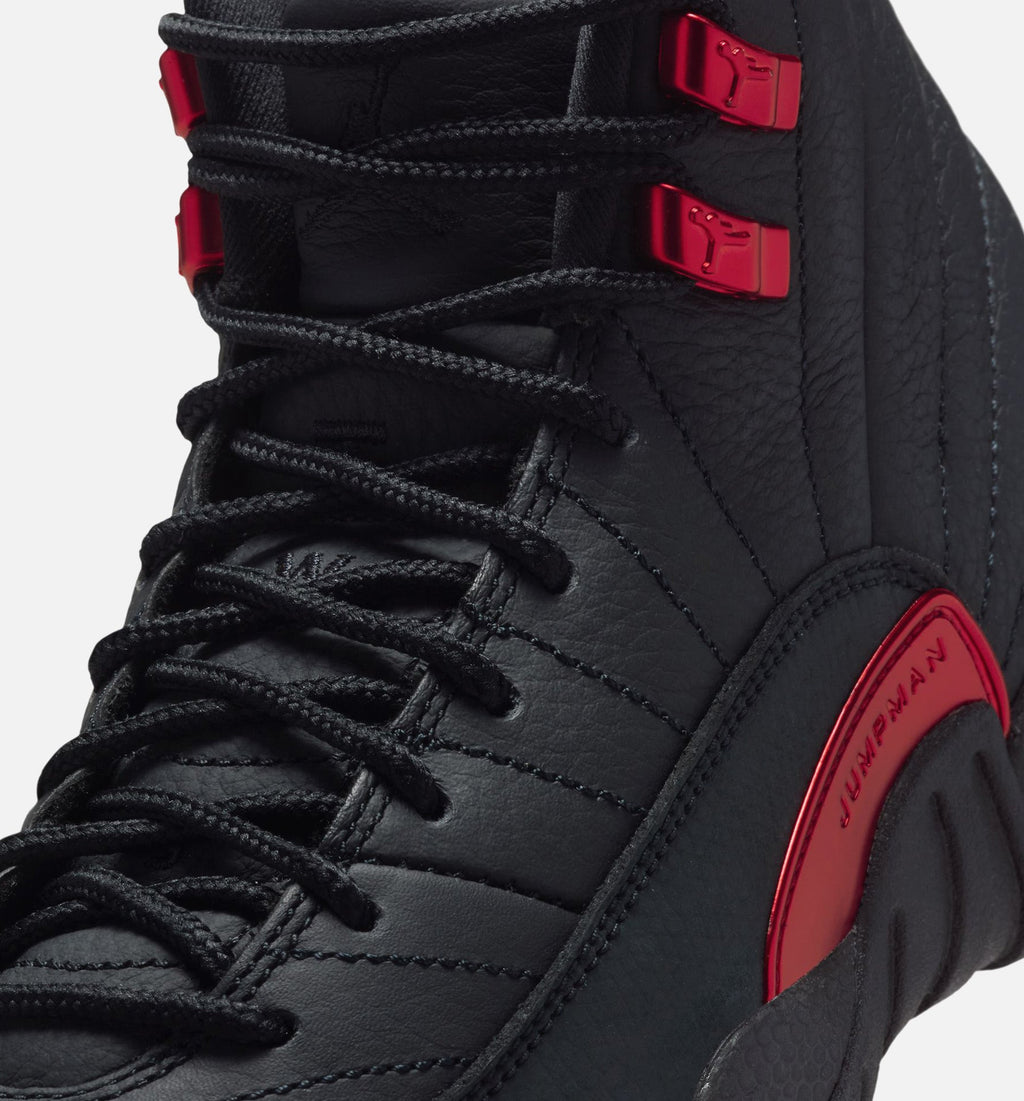 Air Jordan 12 Retro Bloodline GS Lifestyle Shoe - Black/Varsity Red